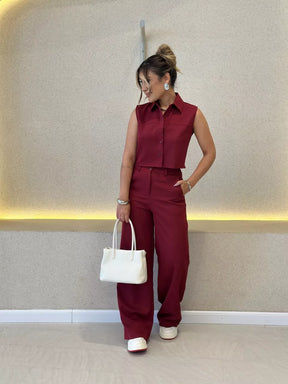 [Pague 1, Leve 2] Conjunto Karen - em Malha Premium / Para Mulheres que Amam Conforto com Estilo!