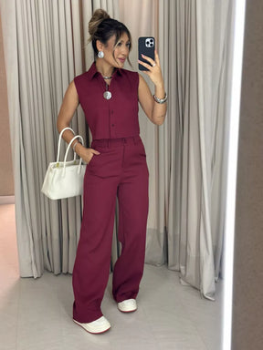 [Pague 1, Leve 2] Conjunto Karen - em Malha Premium / Para Mulheres que Amam Conforto com Estilo!