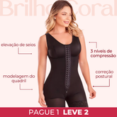 Cinta Modeladora FemmeCompress de Alta Compressão - [Compre 1 Leve 2] + Brinde Exclusivo