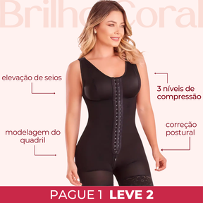 Cinta Modeladora FemmeCompress de Alta Compressão - [Compre 1 Leve 2] + Brinde Exclusivo