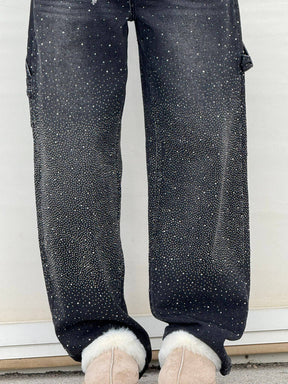 Calça Jeans Balloon Carpenter Brilhante