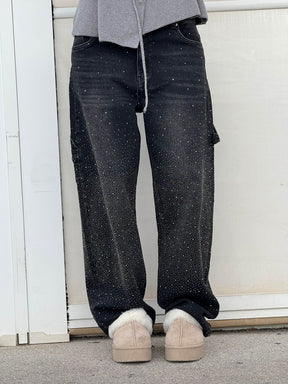 Calça Jeans Balloon Carpenter Brilhante