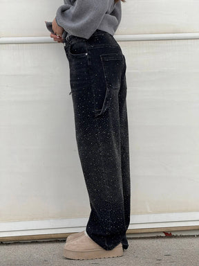 Calça Jeans Balloon Carpenter Brilhante