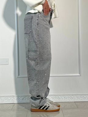 Calça Jeans Balloon Carpenter Brilhante